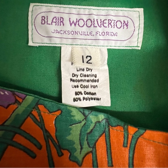 Vibrant unique print one shoulder top. - Picture 2 of 3